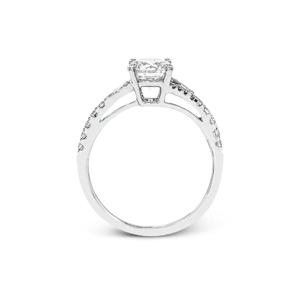 Platinum Semi-mount Engagement Ring Image 3 Diamond Showcase Longview, WA