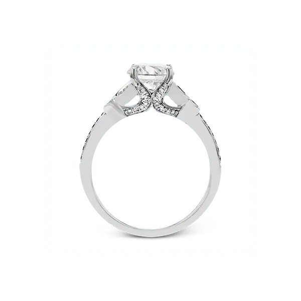 Platinum Semi-mount Engagement Ring Image 3 Diamond Showcase Longview, WA