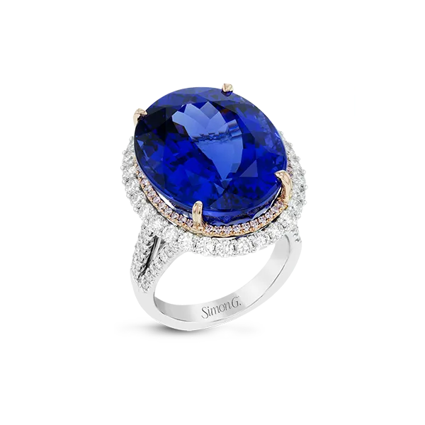 18k White & Rose Gold Gemstone Fashion Ring Diamond Showcase Longview, WA