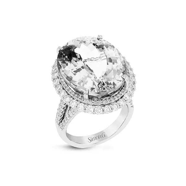 18k White Gold Gemstone Fashion Ring Diamond Showcase Longview, WA