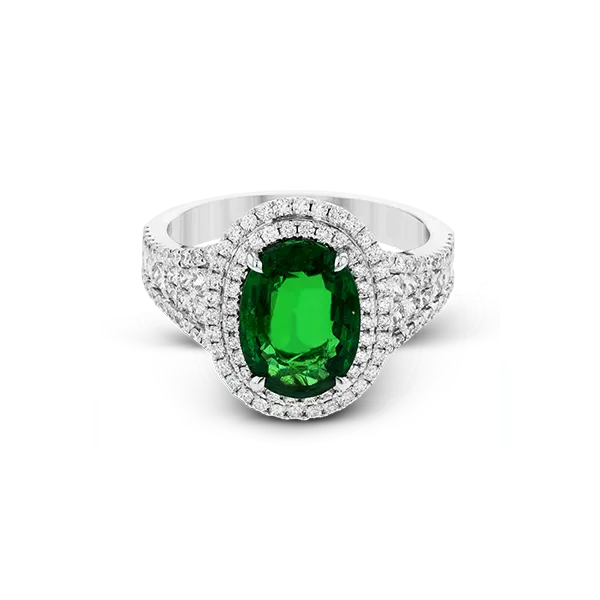 18k White Gold Gemstone Fashion Ring Image 2 Diamond Showcase Longview, WA