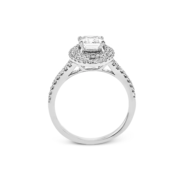 Platinum Semi-mount Engagement Ring Image 2 Diamond Showcase Longview, WA