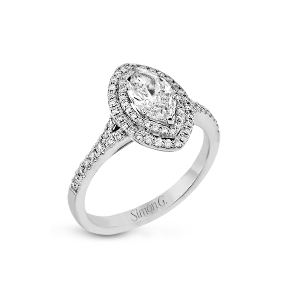 Platinum Semi-mount Engagement Ring Diamond Showcase Longview, WA