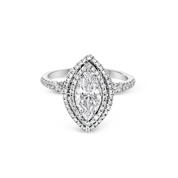 Platinum Semi-mount Engagement Ring Image 2 Diamond Showcase Longview, WA