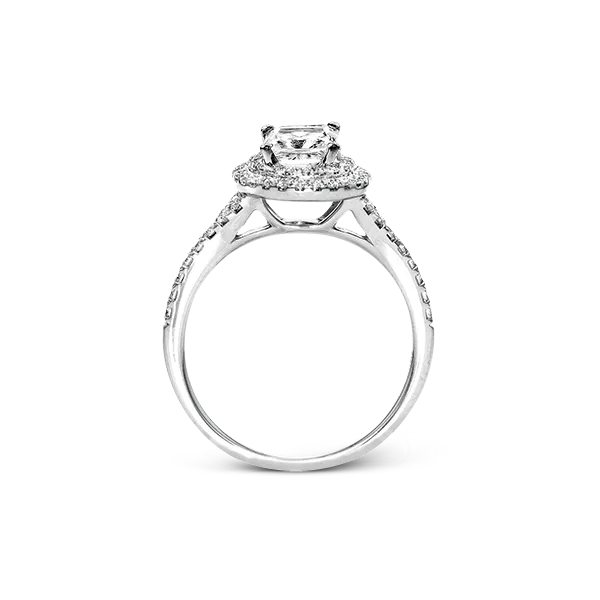 Platinum Semi-mount Engagement Ring Image 2 James & Williams Jewelers Berwyn, IL