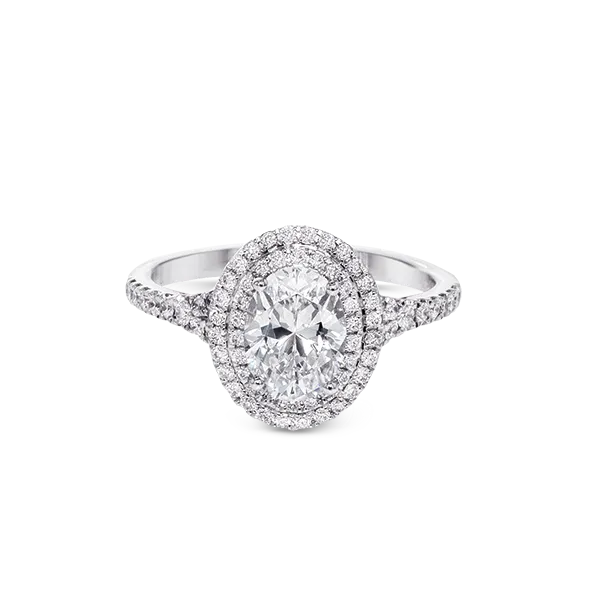 18k White Gold Semi-mount Engagement Ring Diamond Showcase Longview, WA