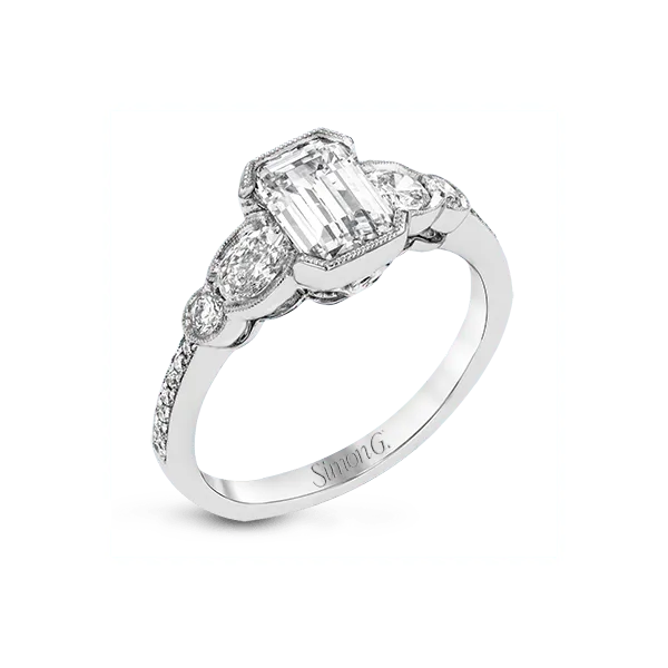 Platinum Semi-mount Engagement Ring Diamond Showcase Longview, WA