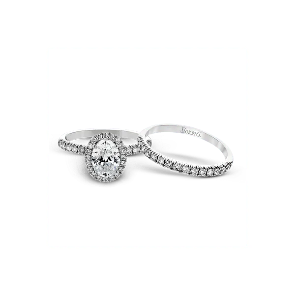 18k White Gold Wedding Set Image 2 Diamond Showcase Longview, WA