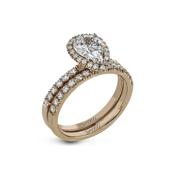 18k Rose Gold Wedding Set Diamond Showcase Longview, WA