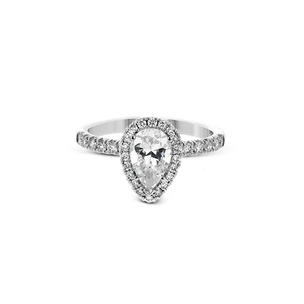 18k White Gold Semi-mount Engagement Ring Image 2 Diamond Showcase Longview, WA