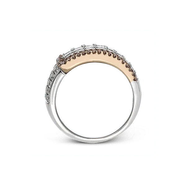 18k White & Rose Gold Diamond Fashion Ring Image 3 Diamond Showcase Longview, WA