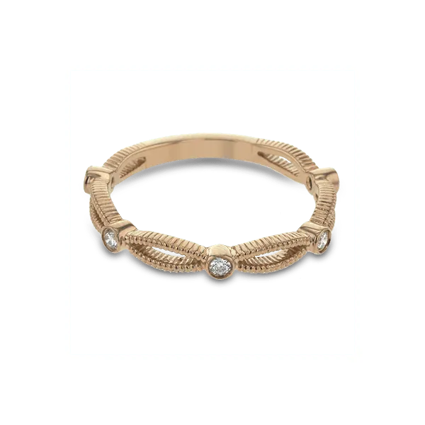 18k Rose Gold Diamond Fashion Ring Image 2 James & Williams Jewelers Berwyn, IL