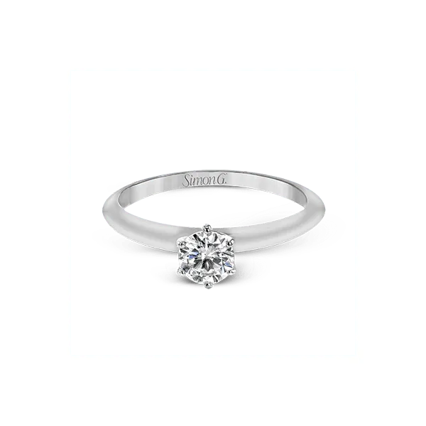 18k White Gold Semi-mount Engagement Ring Image 2 Diamond Showcase Longview, WA