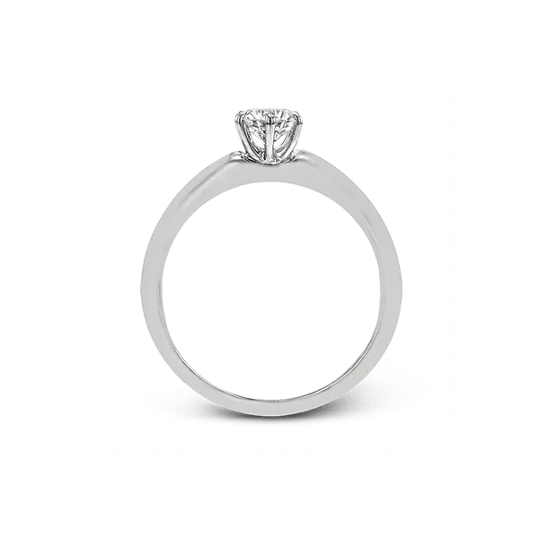 18k White Gold Semi-mount Engagement Ring Image 3 Diamond Showcase Longview, WA