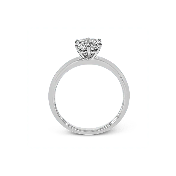 18k White Gold Semi-mount Engagement Ring Image 3 Diamond Showcase Longview, WA