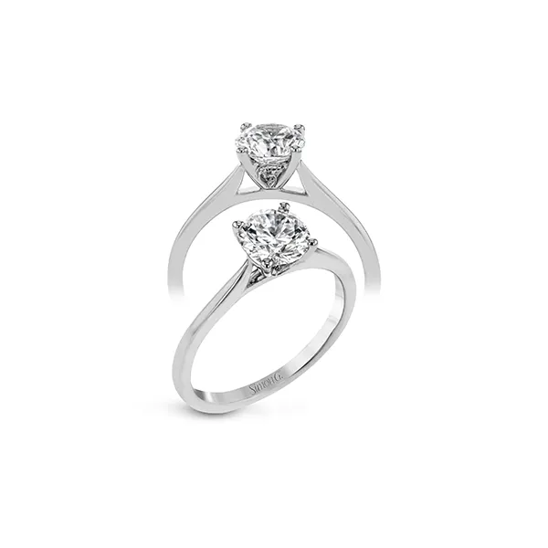Platinum Semi-mount Engagement Ring Diamond Showcase Longview, WA