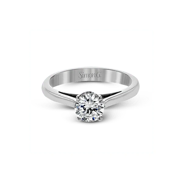 18k White Gold Semi-mount Engagement Ring Image 2 Diamond Showcase Longview, WA
