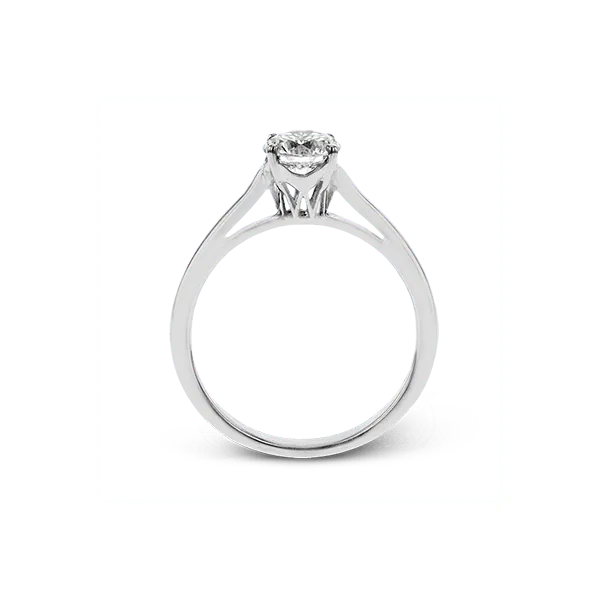 18k White Gold Semi-mount Engagement Ring Image 3 Diamond Showcase Longview, WA
