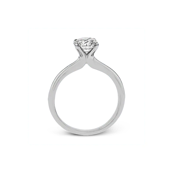 Platinum Semi-mount Engagement Ring Image 3 Diamond Showcase Longview, WA