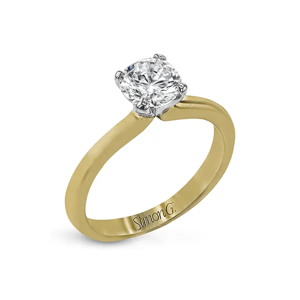 18k Yellow Gold Semi-mount Engagement Ring Diamond Showcase Longview, WA