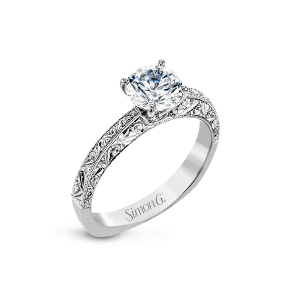 Platinum Semi-mount Engagement Ring Diamond Showcase Longview, WA