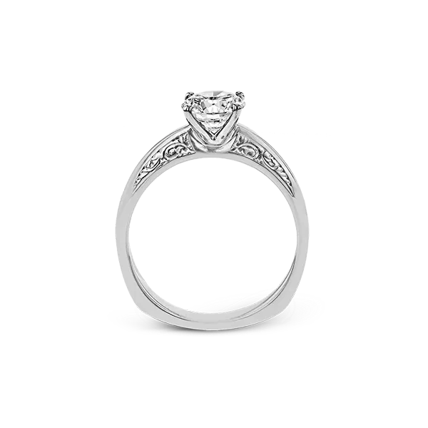 Platinum Semi-mount Engagement Ring Image 3 Diamond Showcase Longview, WA