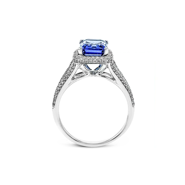 18k White Gold Gemstone Fashion Ring Image 3 Diamond Showcase Longview, WA