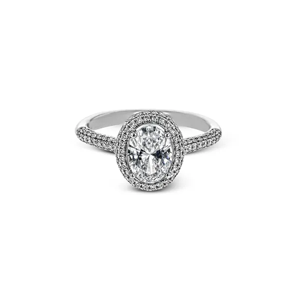 Platinum Semi-mount Engagement Ring Image 2 Diamond Showcase Longview, WA