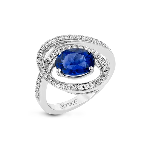 18k White Gold Gemstone Fashion Ring James & Williams Jewelers Berwyn, IL