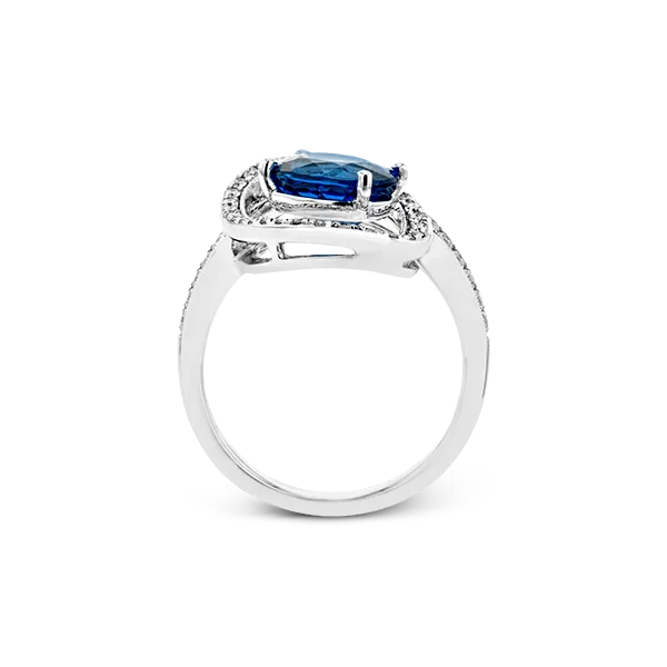 18k White Gold Gemstone Fashion Ring Image 3 Diamond Showcase Longview, WA