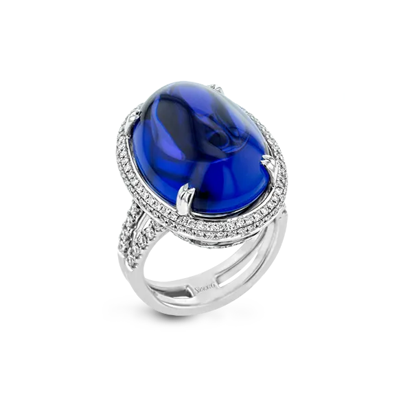 18k White Gold Gemstone Fashion Ring Diamond Showcase Longview, WA