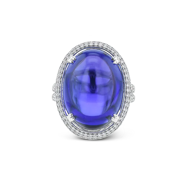 18k White Gold Gemstone Fashion Ring Image 2 Diamond Showcase Longview, WA