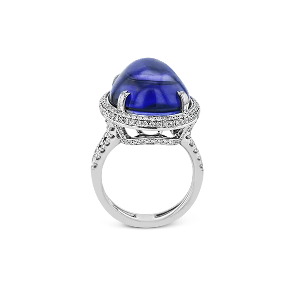 18k White Gold Gemstone Fashion Ring Image 3 Diamond Showcase Longview, WA