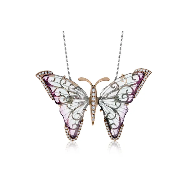 18k White Gold Gemstone Pendant Diamond Showcase Longview, WA