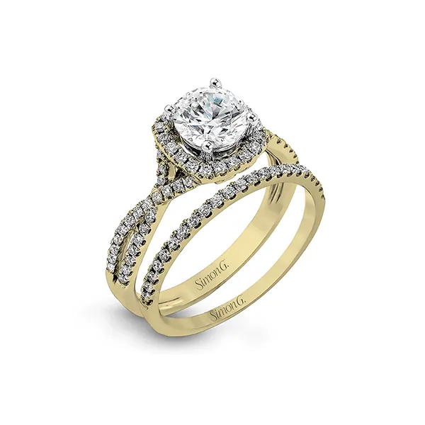 18k Yellow Gold Wedding Set Diamond Showcase Longview, WA