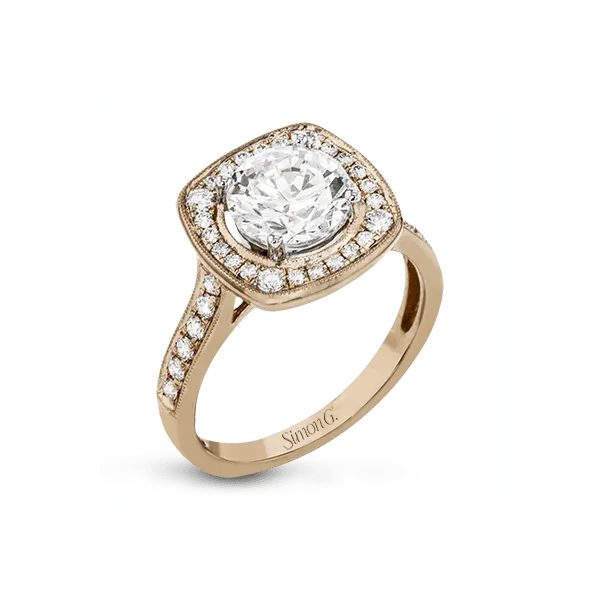 18k Rose Gold Semi-mount Engagement Ring The Diamond Shop, Inc. Lewiston, ID