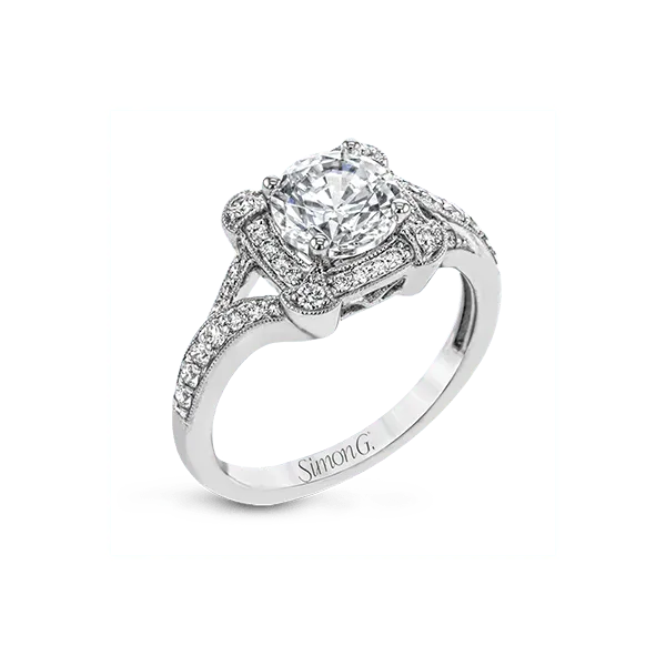 Platinum Semi-mount Engagement Ring Diamond Showcase Longview, WA