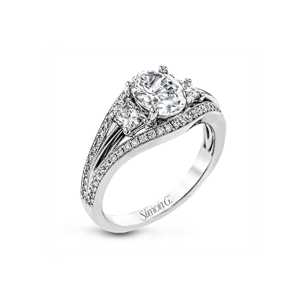 Platinum Semi-mount Engagement Ring Diamond Showcase Longview, WA