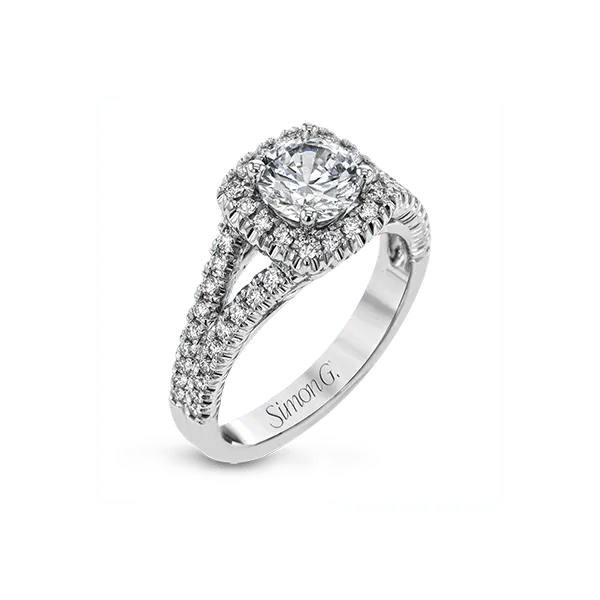 Platinum Semi-mount Engagement Ring Diamond Showcase Longview, WA