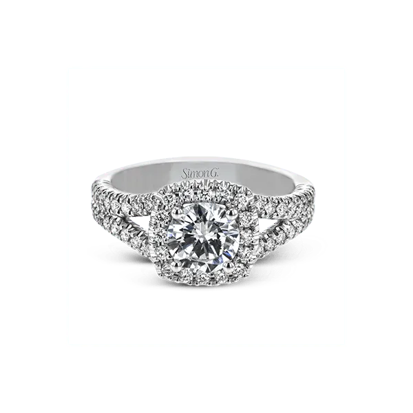 Platinum Semi-mount Engagement Ring Image 2 James & Williams Jewelers Berwyn, IL