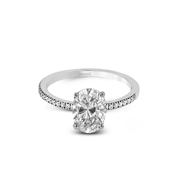 Platinum Semi-mount Engagement Ring Image 2 James & Williams Jewelers Berwyn, IL