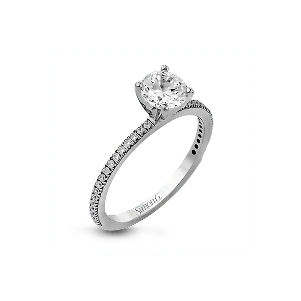 18k White Gold Semi-mount Engagement Ring Diamond Showcase Longview, WA