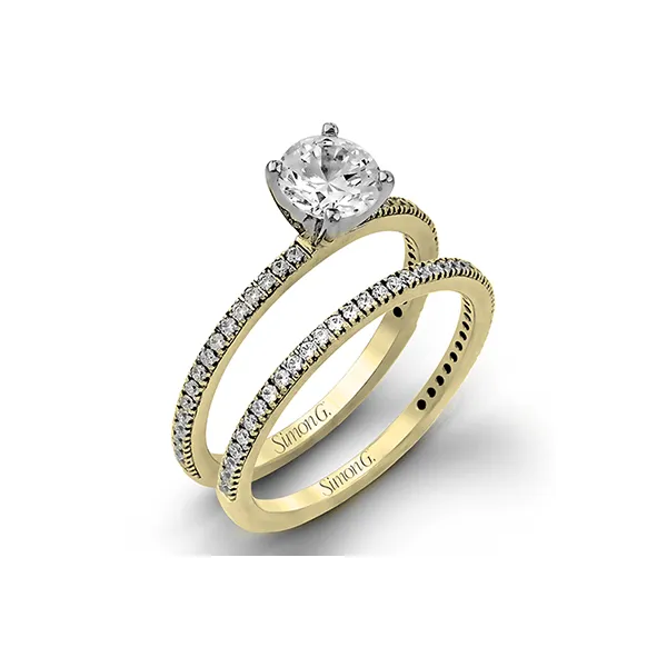18k Yellow Gold Wedding Set Diamond Showcase Longview, WA