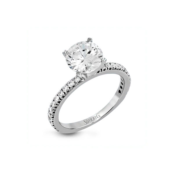 18k White Gold Semi-mount Engagement Ring Diamond Showcase Longview, WA