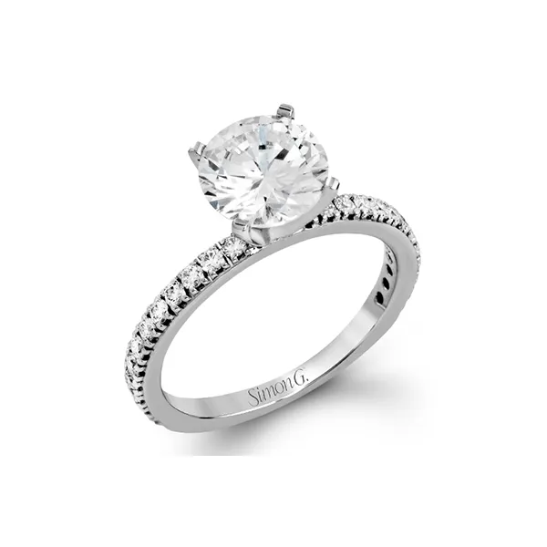 Platinum Semi-mount Engagement Ring Diamond Showcase Longview, WA