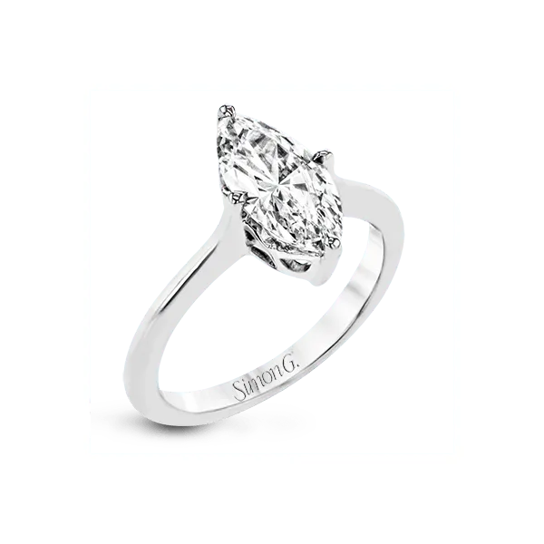18k White Gold Semi-mount Engagement Ring Diamond Showcase Longview, WA