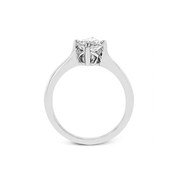 Platinum Semi-mount Engagement Ring Image 3 Diamond Showcase Longview, WA