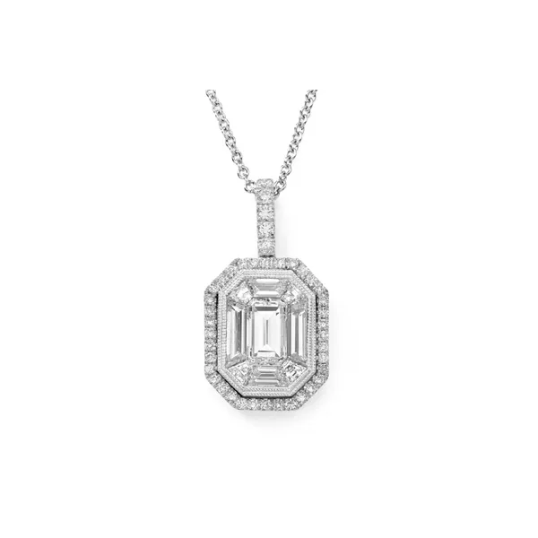 18k White Gold Diamond Pendant Diamond Showcase Longview, WA