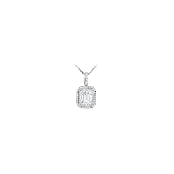 18k White Gold Diamond Pendant Quenan's Fine Jewelers Georgetown, TX