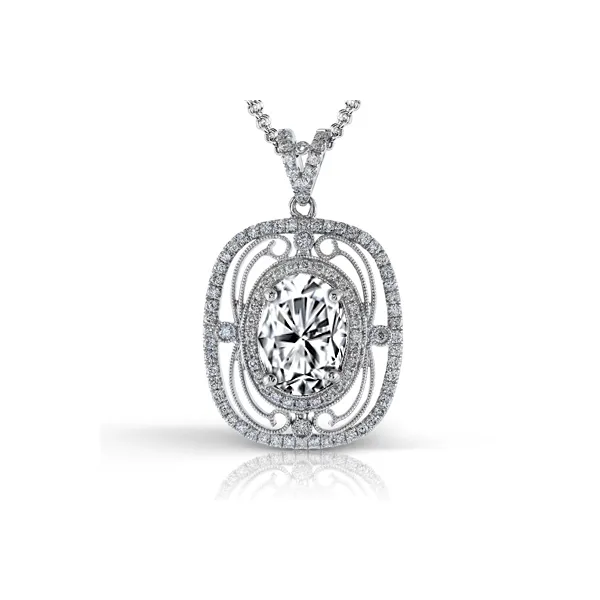 18k White Gold Gemstone Pendant Diamond Showcase Longview, WA